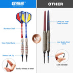 Gse Games & Sports Expert Soft Tip Darts For Electronic Dart Board. 60 Of Free Dart Tips & Storage Bag Included (Professional -