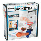 Franklin Sports Over The Door Basketball Hoop With Ball Return - Game Room Ready - Shatter Resistant - 2 Mini Basketballs - Acce