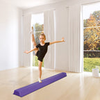 F2C 6Ft Folding Gymnastic Balance Beam, Anti-Slip Base Floor Foam Balance Beam Bar, Gymnastics Equipment For Beginners Practice