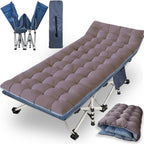 Nesdcc Oversize Xxl Camping Cot With Comfortable Mattress Extra Wide Cots For Sleeping Cot For Adults Folding Cot Camping Bed 79