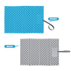 Redcamp Foam Hiking Seat Pad, Foldable Z Ultralight Sitting Pad For Camping Backpacking Stadium Outdoor, Blue 4Pcs