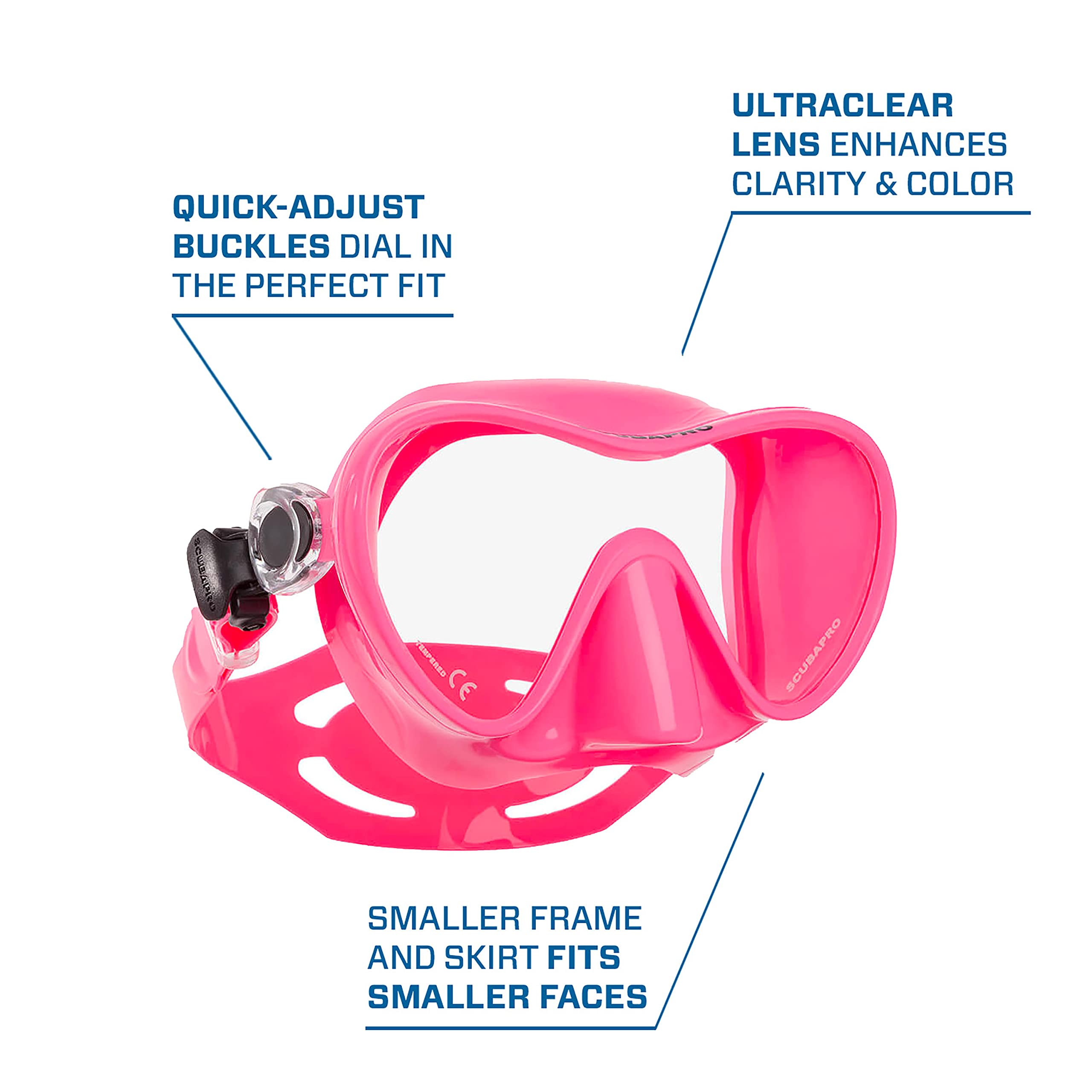 Scubapro Trinidad 3 Mask - Pink