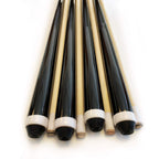 Phantasilet 2-Piece 58 Wooden Cue Sticks Pool Sticks, Pack Of 4