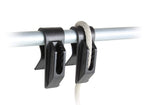 Folbe F045 - Quick Tender - Boat Fender Hanger Adjuster Clip (Sold In Pairs) - Fits 1 1/4'' (32 Mm) Rails - Black
