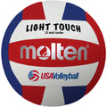 Molten Ms240-3 Light Touch Volleyball, Red/White/Blue