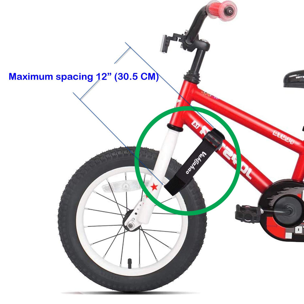 Vukgahao Bike Wheel Stabilizer Heavy Duty Versatile Hook & Loop Securing Straps Tie Downs Fastening Stabilizer Straps Reusable B