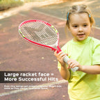 Insum 17'' Junior Toddler Tennis Rackets For Little Kids Tennis Racquet For 2-4 Years (17Inch-Pink)