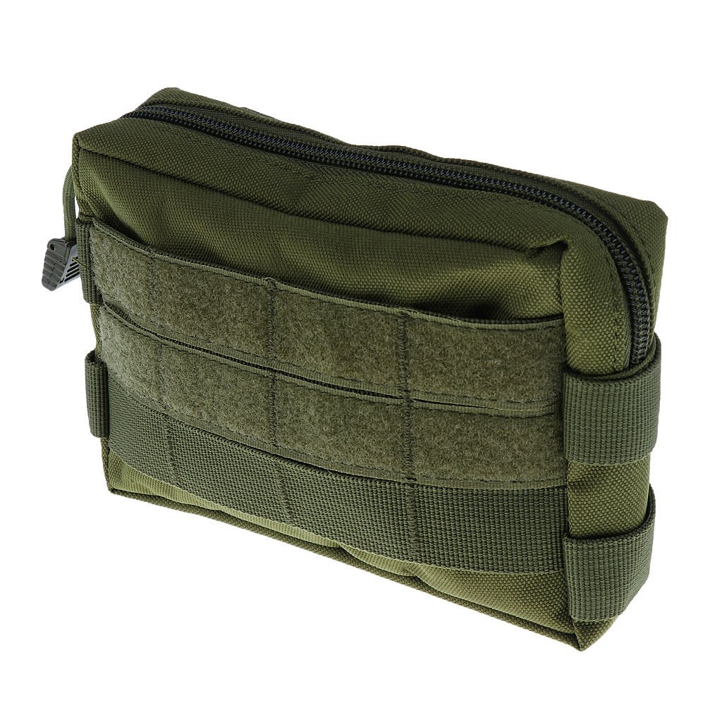 Magideal Outdoor Hiking Cycling Sport Waist Bum Hip Bag Military Nylon Fanny Pack Backpack Belt Purse Pouch 3 Colors  Green