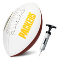 Franklin Sports Nfl Green Bay Packers Autograph Football - Official Size White Panel Souvenir Football For Autographs + Signatur