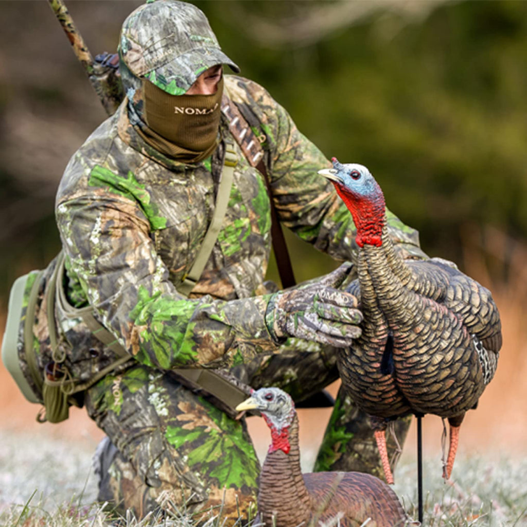 Avian-X Hdr Jake Turkey Decoy | Rugged Durable Realistic Lifelike Quarter-Strut Body Standing Hunting Decoy With 2 Removable Hea