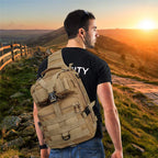 Hopopower Tactical Sling Bag Pack Military Assault Rucksack Shoulder Bag Backpack Chest Pack Handbag Waterproof For Travel Schoo