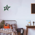 Rico Industries Nhl Dallas Stars Primary Shape Cut Pennant - Home And Living Room D  Cor - Soft Felt Ez To Hang