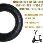 Dehe 90/65-6.5 110/50-6.5 Tire Inner Tube With Angled Valve Stem For 38Cc 47Cc 49Cc Mta1 Mta2 Cag Mx3 Gp-Rsr Mini Pocket Bike Di