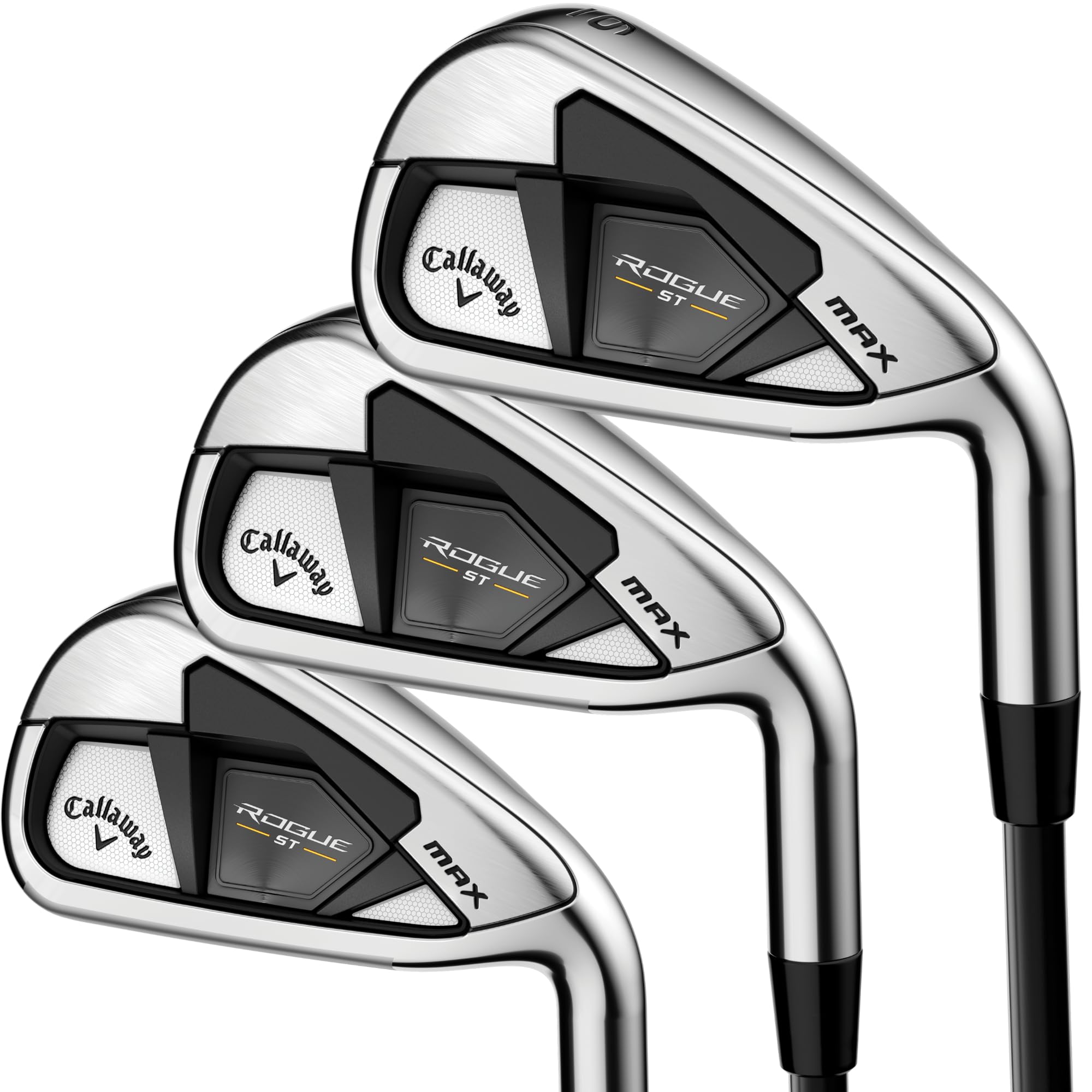 Callaway Golf 2024 Rogue ST Max Iron Set (Right, Steel, Regular, 5 Iron - PW,AW)