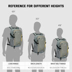 Skysper Small Hiking Backpack, 20L Lightweight Travel Backpacks Hiking Daypack For Women Men(Celadongreen)