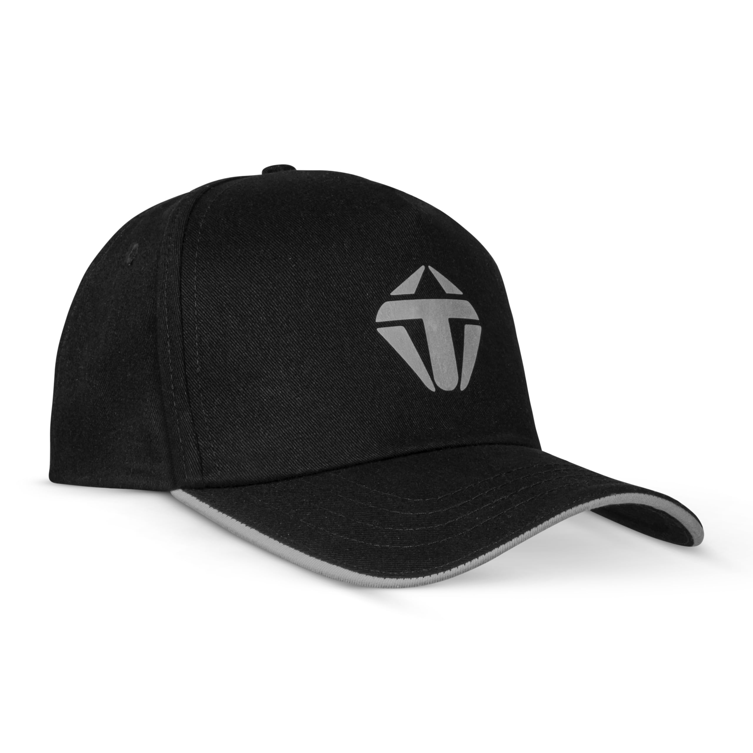 Tekcool Polyester Blend Head Cap For Men & Women With Adjustable Strap, Sun Protection, Breathable, Lightweight, Quick Dry  Bla