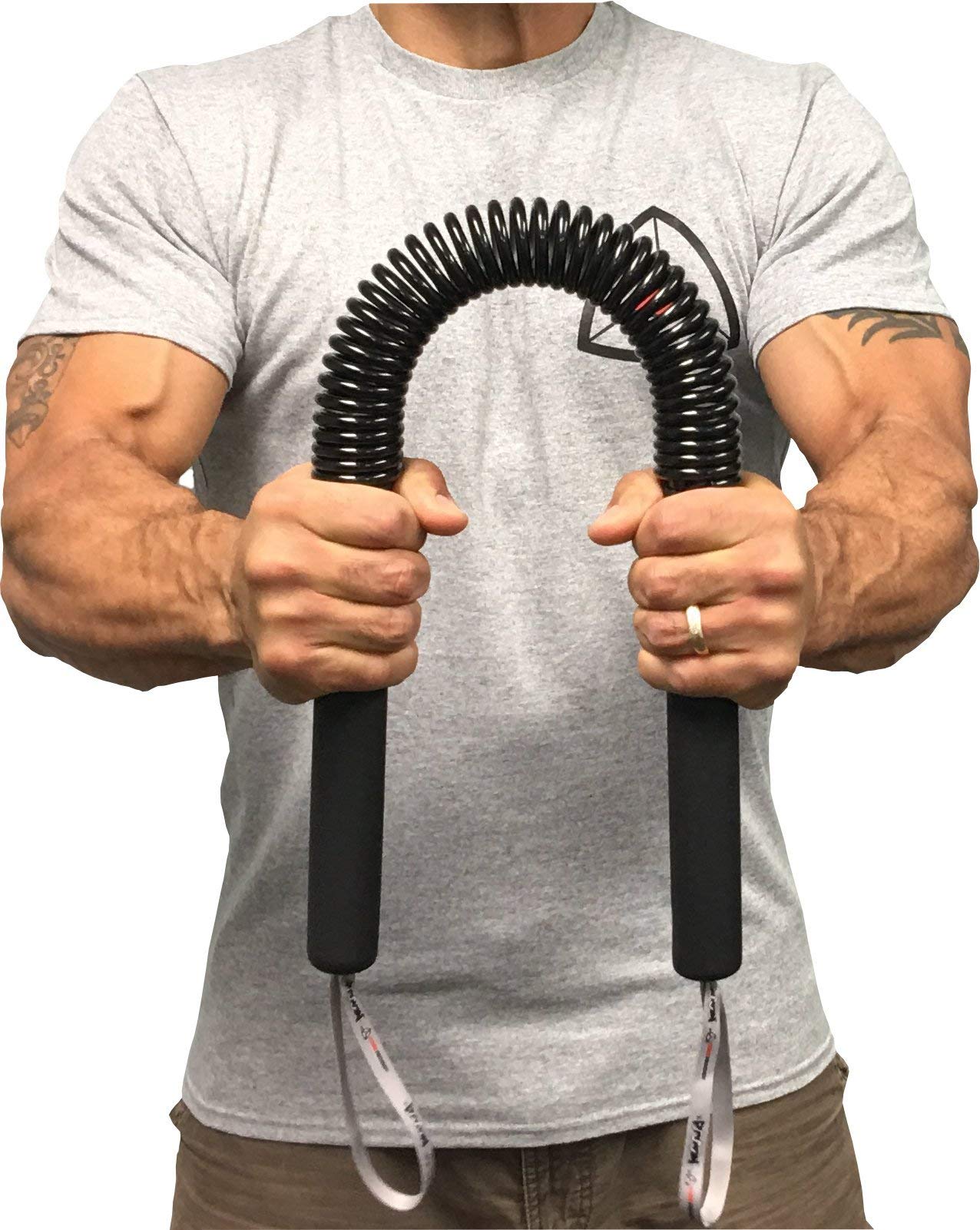 Core Prodigy Python Power Twister Bar - Upper Body Exercise For Chest, Shoulder, Forearm, Bicep And Arm Strengthening Workout Eq