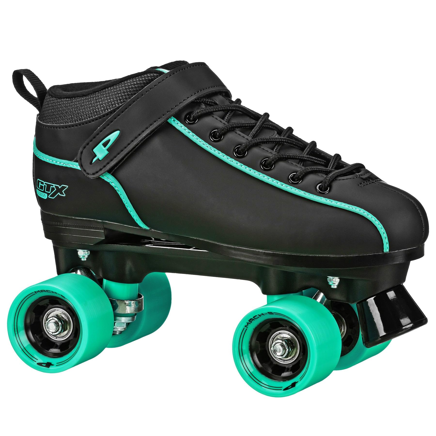 Pacer GTX 500 Performance Speed Roller Skates Black/Teal Size M5/W6