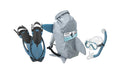 Head Mares Sea Pals Character Kids Mask Fin Snorkel Set, Aqua, Large/1-4