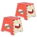Kuber Industries Pack Of 2 Stool | Foldable Stool | Collapsible Camping Chair | Stool For Outdoor-Fishing-Hiking-Gardening | Mul
