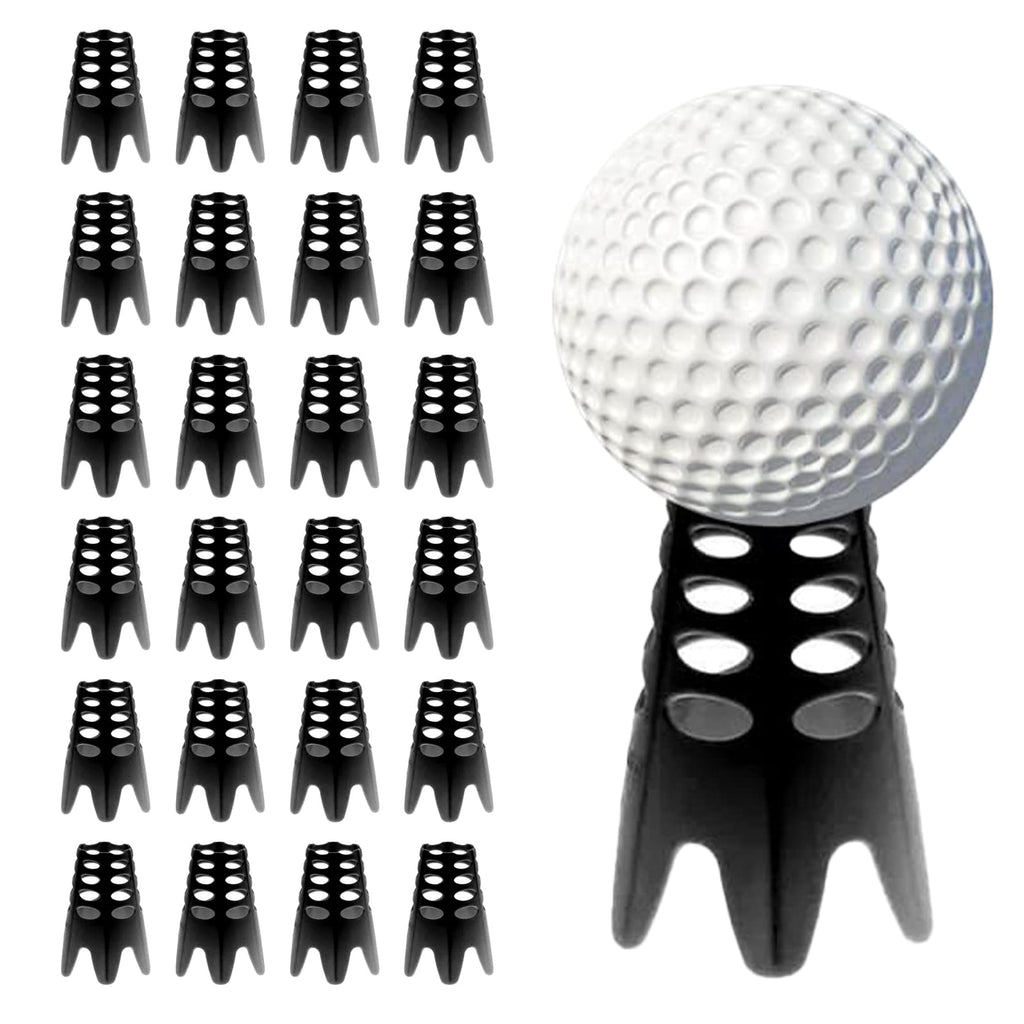 Plastic Golf Tees, 24Pcs Golf Simulator Tees For Home, Outdoor Indoor Golf Tees Simulator Practice Training, Golf Mat Tees For W