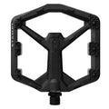 Crankbrothers Stamp 0 Flat Pedals for MTB & BMX Bikes, Lightweight Composite Body, Enhanced Grip with 12 Pins, Black, Large