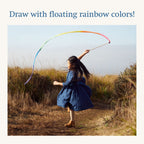Sarah'S Silks Rainbow Streamer - 8' Long Twirling Ribbon Wand For Kids  Montessori And Waldorf Toys