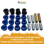 Golf Cart Parts Club Car Delta A Arm Front Lower Leaf Spring Bushing Sleeve Kit For 1993 And Up Ds Models