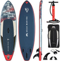 Aqua Marina Wave Surf, Inflatable Stand Up Paddle Board (iSUP) Package, 264 cm Length, Navy Blue, 2022