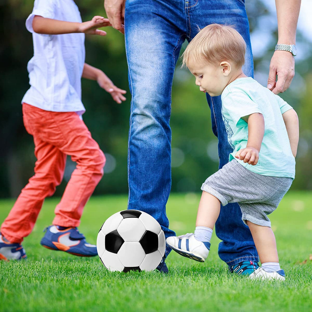 Inpodak Soccer Ball For Kids Size 3 Classic Soccer Ball Toddler Soccer Ball Children Sports Ball With Hand Pump