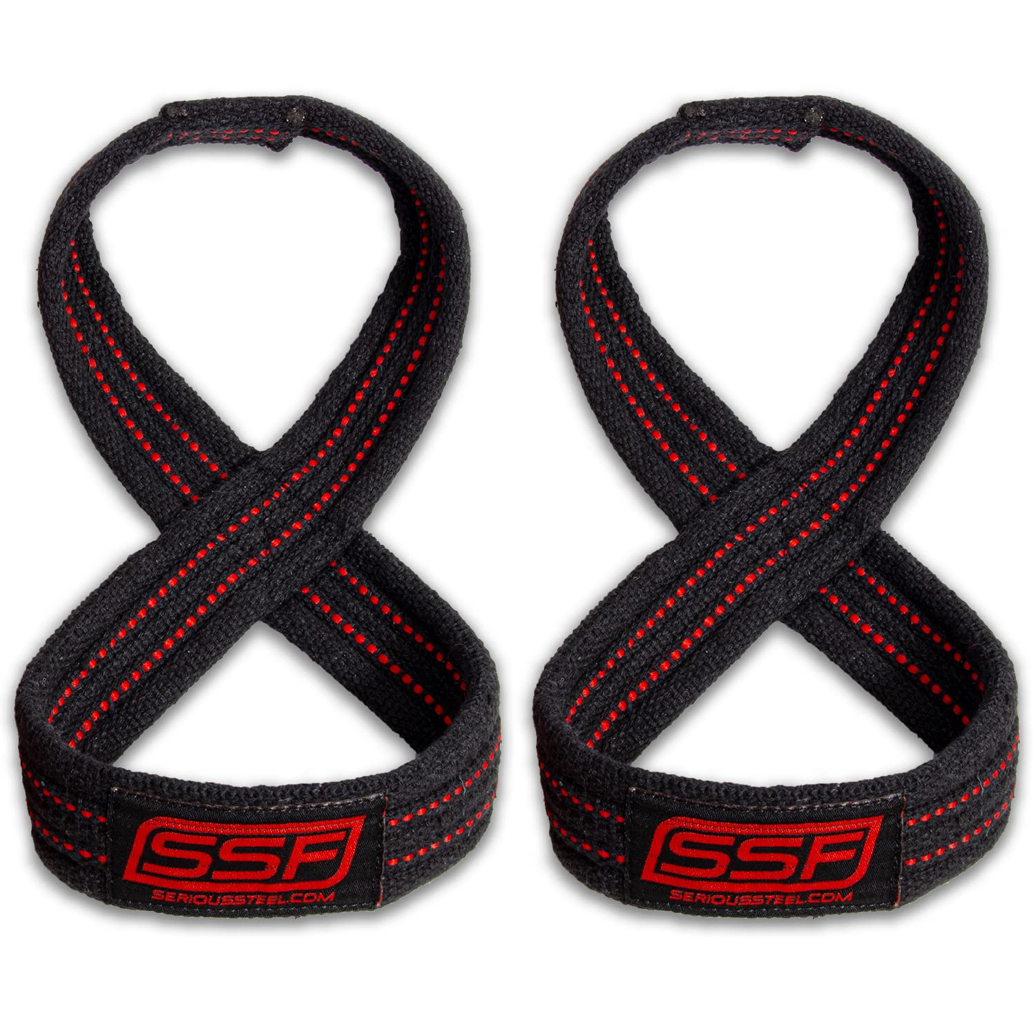 SERIOUS STEEL FITNESS Figure 8 Deadlifting Straps (60 Centimeters)