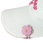 Pinmei Flower Golf Ball Marker With Golf Hat Clip For Your Friend (Flower Clip)