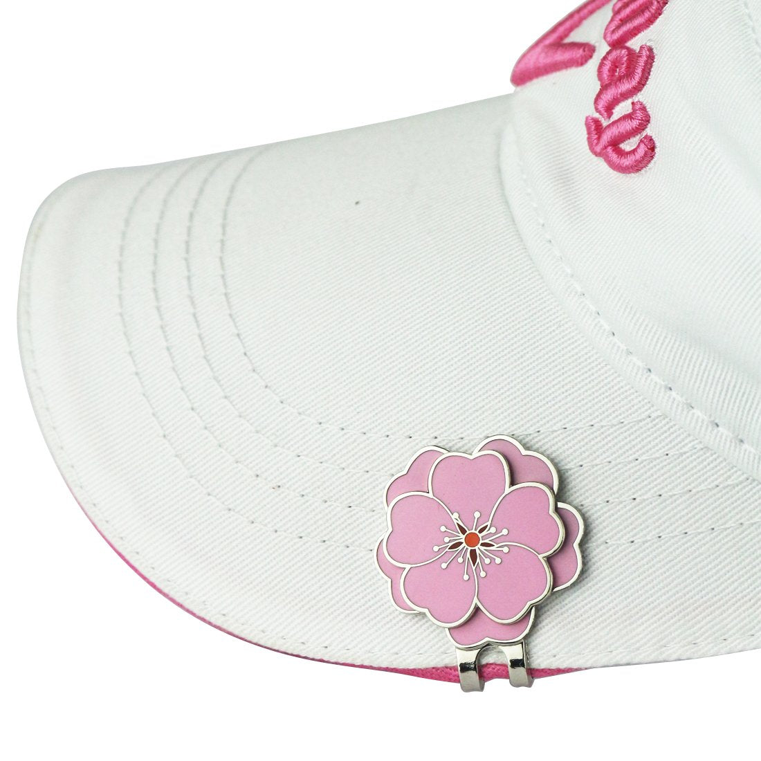 Pinmei Flower Golf Ball Marker With Golf Hat Clip For Your Friend (Flower Clip)