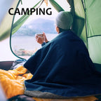 Tirrinia Outdoors Waterproof Throw Blanket, 51X 59 Sherpa Fleece Stadium Windproof Mat Boat, Traveling, Camping, Hiking, Footbal