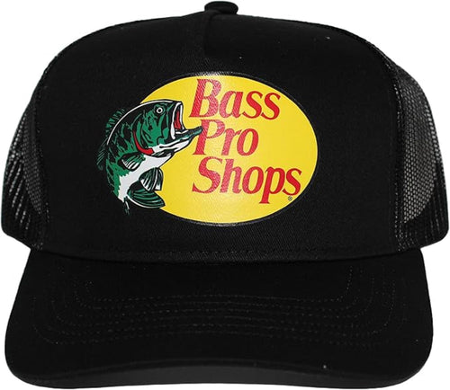 Authentic Bass Original Fishing Hunting Pro Mesh Back Trucker Hat - Men & Women Outdoor Activity & Travel Ultimate Accessory (US