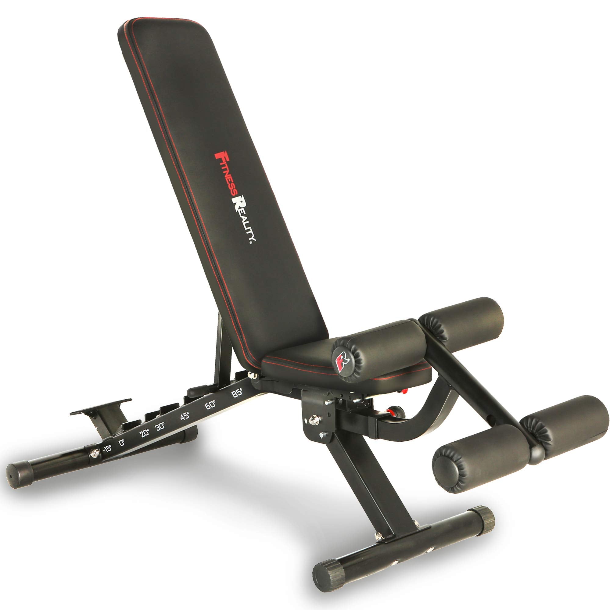 Fitness Reality 2000 Super Max Xl - Adjustable Weight Bench - Bench Press And Workout Bench For Incline Decline Strength Trainin