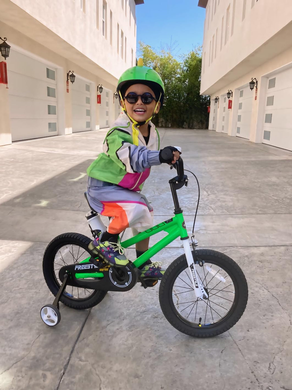Royalbaby Freestyle Kids Bike 20 Inch Wheel Bicycle Teens Bmx With Dual Hand Brakes Kickstand Boys Girls Ages 6-10 Years, Green