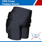 Crs Cross Padded Figure Skating Shorts - Crash Pads Shorts For Butt, Hips, And Tailbone (Youth Medium Black)