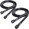 Starfit Lightweight Jump Rope 2Pcs For Fitness And Exercise - Adjustable Jump Ropes With Plastic Handles - Tangle-Free Skipping 