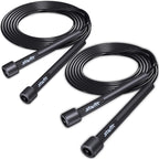 Starfit Lightweight Jump Rope 2Pcs For Fitness And Exercise - Adjustable Jump Ropes With Plastic Handles - Tangle-Free Skipping 