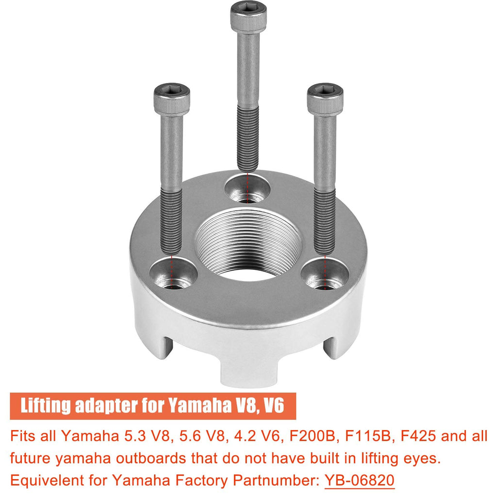 Lifting Adapter, Compatible For Yamaha 5.3 V8, 4.2 V6, F200B, F115B, F425, Mt0025, Mt0022 And Non-Verado Mercury (1.5'' X16)