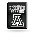 Rico Industries NCAA Arizona Wildcats Metal Parking Sign 8.5 x 11 Carbon Fiber Metal Parking Sign - Great for Man Cave, Bed Room