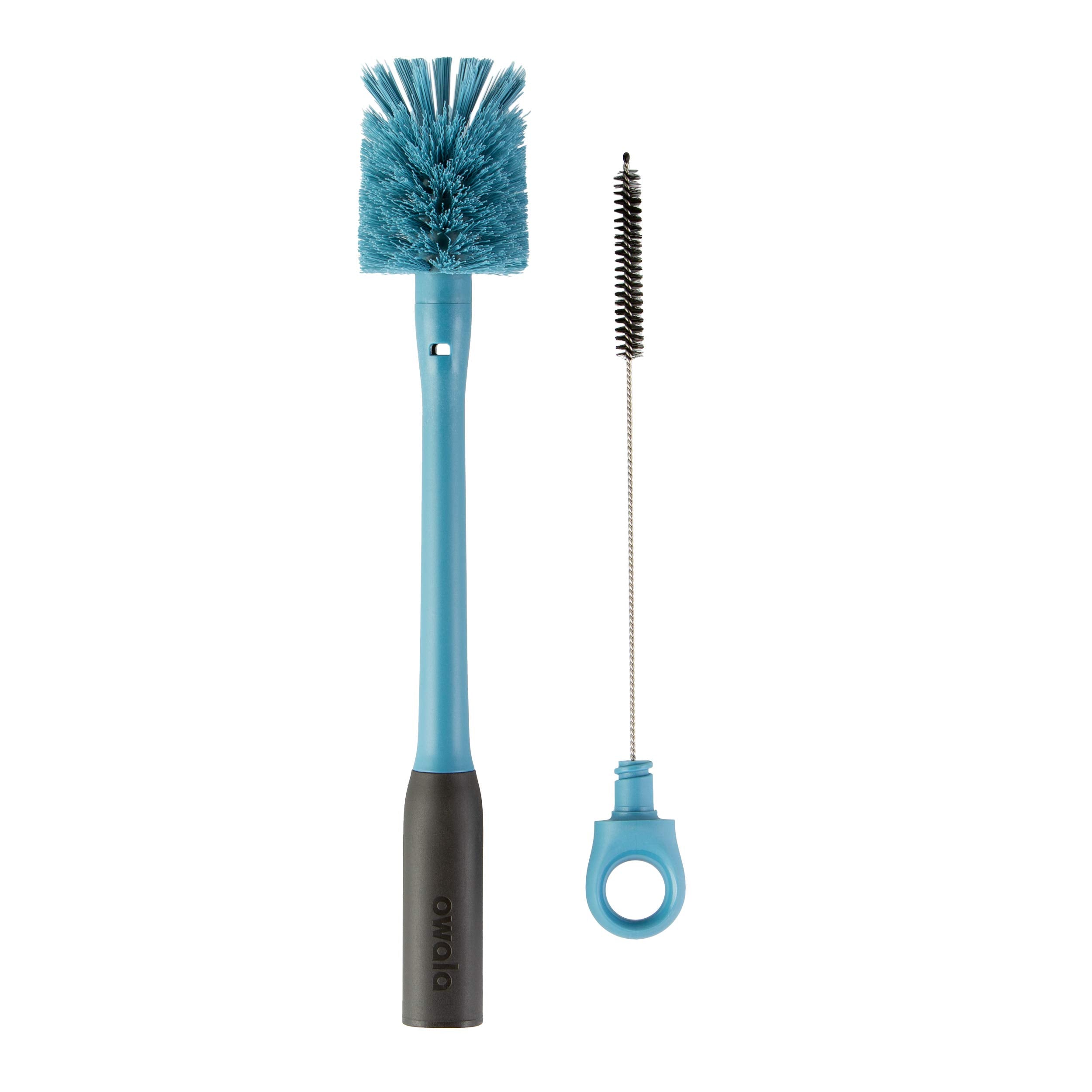 Owala 2-in-1 Water Bottle Brush Cleaner and Water Bottle Straw Cleaner Brush, Water Bottle Brush with Removable Head and Twist n