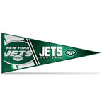 Rico Industries Nfl Football New York Jets Primary 12'' X 30'' Felt Wall D  Cor Pennant - Great For Home/Bed Room/Man Cave D  Co