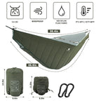 Geertop Ultralight Double Hammock Underquilt Full Length Warm Camping Quilt All Season For Outdoor Backpacking Hiking Travel