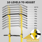 Sogespower Power Tower Dip Station Pull Up Bar For Home Gym Adjustable Height Strength Training Workout Equipment,Yellow