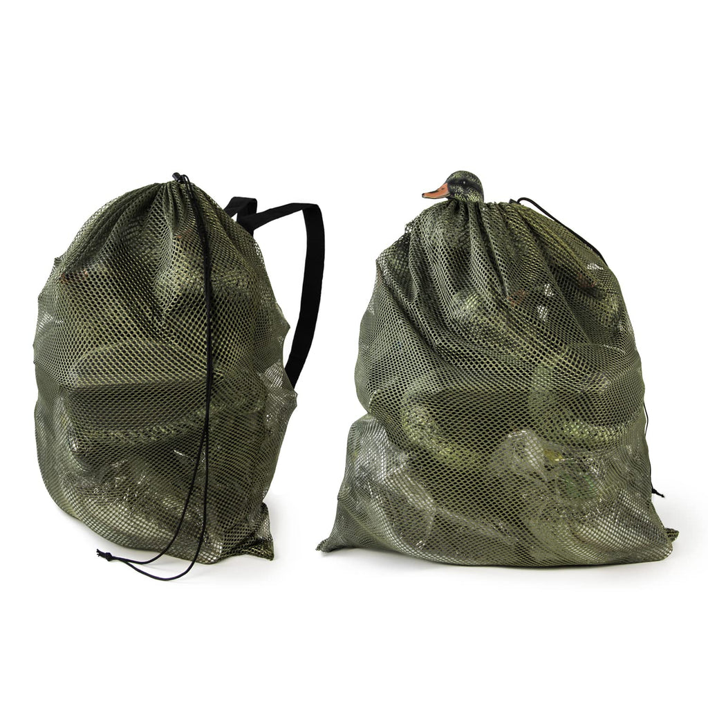 Guguluza Mesh Decoys Bags, Duck Decoy Bag For Goose/Turkey/Waterfowl/Pigeon Light Weight Carrying Storage Backpack For Hunting (