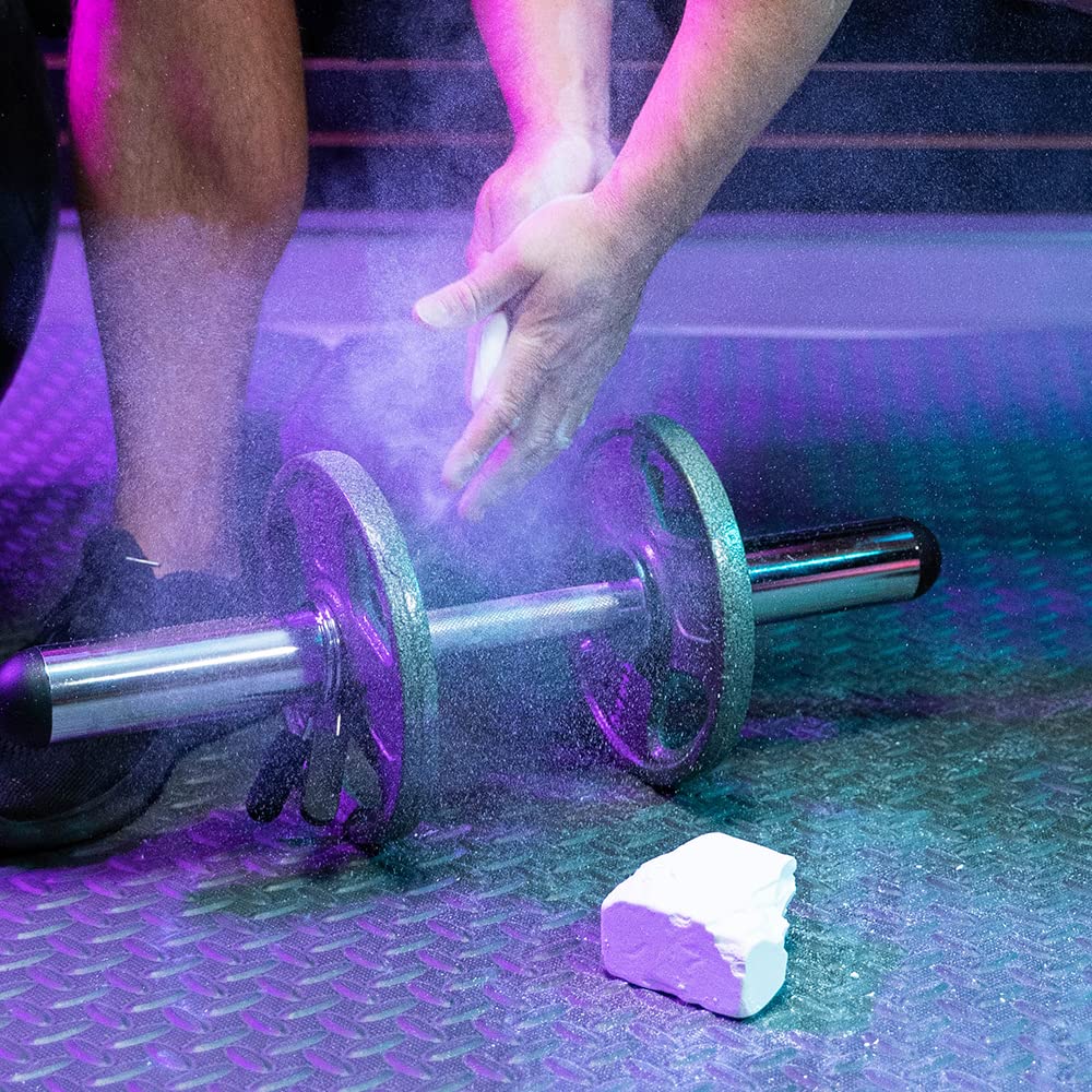 Cannon Sports Gym Chalk Block, 1Lb, Consists Of (8) 2 Oz Blocks, Magnesium Carbonate, Gymnastics, Weightlifting, Rock Climbing