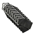 Trampoline Triangle Buckle, 10Pcs Triangle Rings Buckle V-Rings, High Strength Erosion Resistance Metal Triangle Ring Buckle For