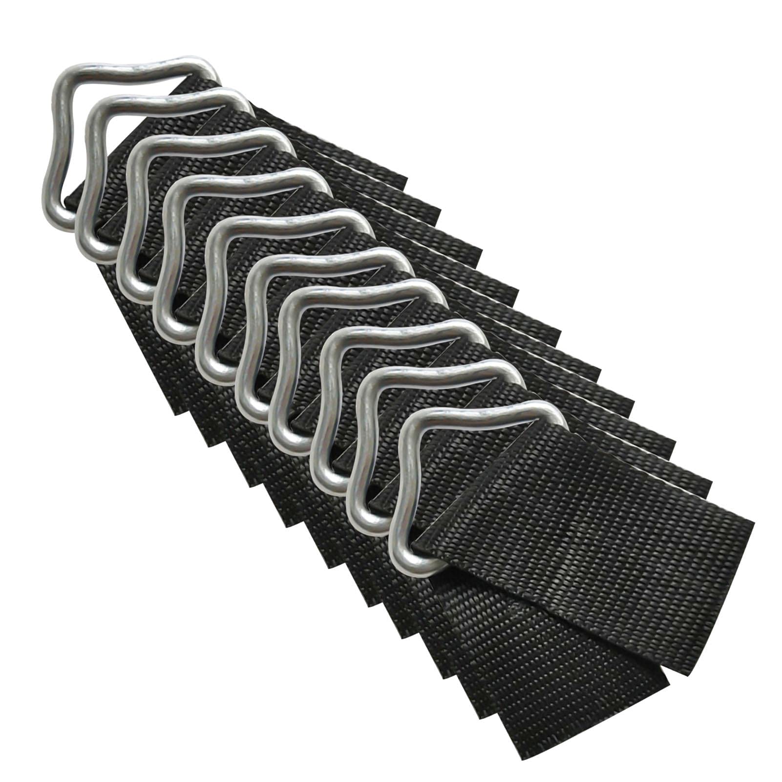 Trampoline Triangle Buckle, 10Pcs Triangle Rings Buckle V-Rings, High Strength Erosion Resistance Metal Triangle Ring Buckle For